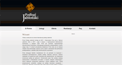 Desktop Screenshot of podlogi-jablonski.pl